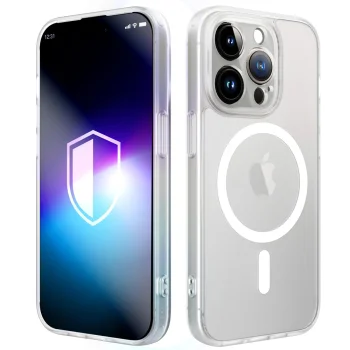 Vāciņš 3mk Misty MagCase Apple iPhone 15 Pro ar MagSafe, balts