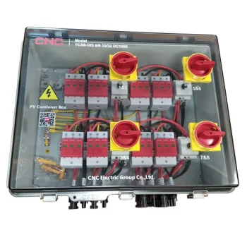 Saules paneļu DC apvienotājkārba 8 ieejas / 8 izejas 1000V IP66