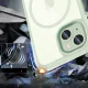 Tech-Protect MagMat MagSafe vāciņš Apple iPhone 15, Caurspīdīgi zaļš