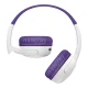 Belkin SoundForm Mini 2 bezvadu bērnu austiņas, violetas