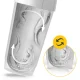 Sporta šeikeris 4FIZJO Ultra 700 ml, balts/zils