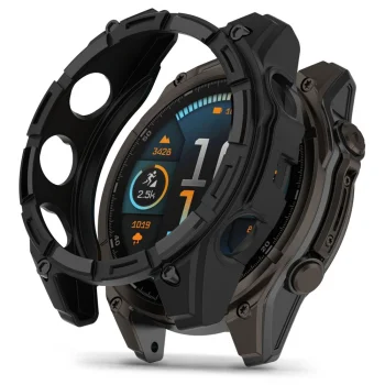 Tech-Protect Defense Air aizsargietvars Garmin Fenix 8 47mm Melns