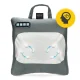 Apsildāms Shiatsu masāžas spilvens LITE, pelēks