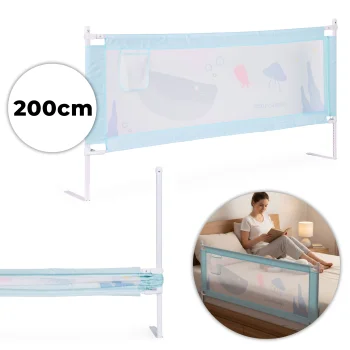 Gultas drošības barjera bērniem 200 cm ECOTOYS aizsargmaliņa gultai