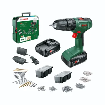 Bosch EasyImpact 18V-40 akumulatora triecienurbjmašīna-skrūvgriezis, komplekts