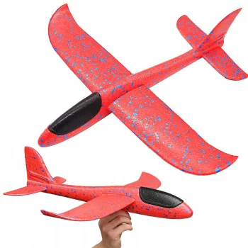 Putupolistirola Planieris Šautriņu Lidmašīna 47cm, Sarkans | Styropian Aircraft