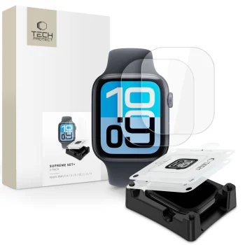 Hidrogēla aizsargplēve Tech-Protect Supreme Set+ Apple Watch 40 mm, 2 gab.