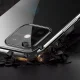 Caurspīdīgs vāciņš iPhone 13 mini Clear Color 0.3mm ar zilu rāmi