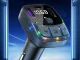Raidītājs fm mp3 brīvroku 2xUSB + USB c bluetooth 5.3 LCD 12v | Transmitter estaw speakerphone