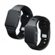 3mk silikona siksniņa viedpulkstenim Apple Watch 38 / 40 / 41 mm, melna