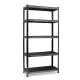 Humberg HR-851 metāla noliktavas plaukts 180x90x40 cm, melns