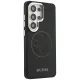 Vāciņš Guess Perforated Logo MagSafe modelim Samsung Galaxy S26 Ultra, melns