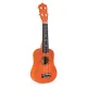 Ecotoys bērnu koka ukulele, brūna