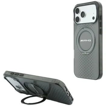 Mercedes AMG Urban Line vāciņš iPhone 18 Pro Max / 17 Pro Max ar MagSafe gredzenu, pelēks