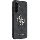 Guess Leather 4G Metal Logo vāciņš priekš Samsung Galaxy A57 5G, melns