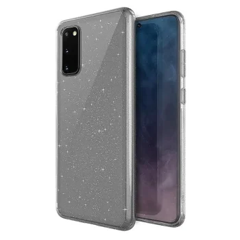 Samsung Galaxy S20+ Plus (SM-G985F/DS) Uniq Etui Lifepro Tinsel Case Cover, Lucent Clear | Telefona Maciņš Vāks...