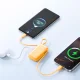 Joyroom JR-PR2 35W 10000mAh ārējais akumulators ar USB-C un Lightning kabeļiem - Oranžs