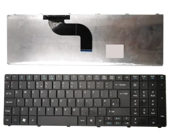 Acer Aspire E1-521 / E1-531 / E1-571 klaviatūra (UK), melna