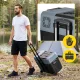 4Fizjo Mountain Goat Xtreme 47.3L kompresora ledusskapis, melns/pelēks