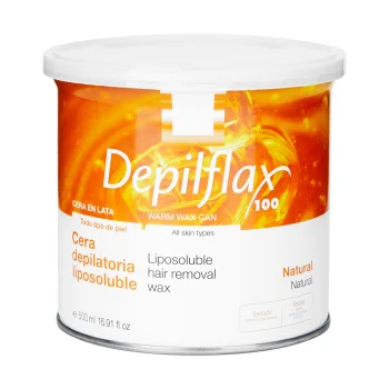 Depilflax 100 dabīgais depilācijas vasks bundžā 500 ml