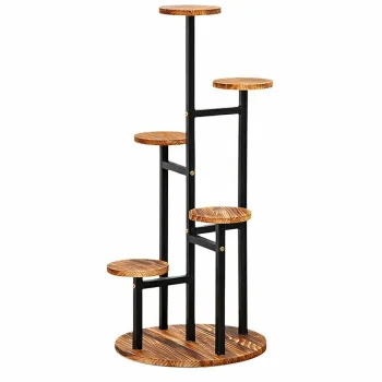 Grīdas puķu statīvs ar 6 līmeņiem, Ø 39 cm