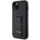 BMW iPhone 14 / 15 / 13 vāciņš Grip Stand Hot Stamp, melns