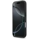 Mercedes Plain Smooth Leather MagSafe vāciņš priekš iPhone 17 Pro, melns