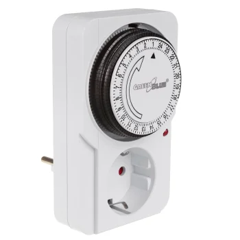 Mehāniskais taimeris GreenBlue GB360 F, 48 programmas, 16A, balts