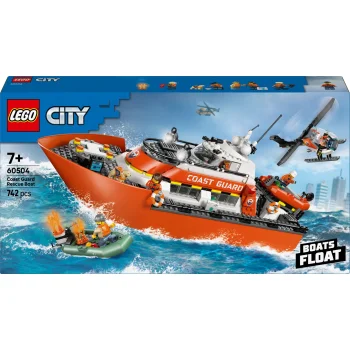 LEGO City 60504 Krasta apsardzes glābšanas laiva un helikopters