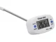 Digitālais virtuves termometrs ar nerūsējošā tērauda zondi un LCD ekrānu, balts