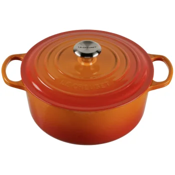 Le Creuset Signature apaļš čuguna katls 26 cm 5.3 l, oranžs