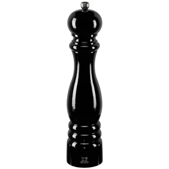 Mehāniskās piparu dzirnaviņas Peugeot Paris, 30 cm, lakots dižskābardis, melnas