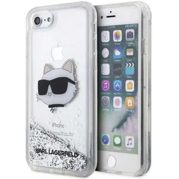 Karl Lagerfeld iPhone 7/8/SE 2020/2022 vāciņš KLHCI8LNHCCS Sudraba