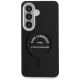 Karl Lagerfeld Embossed RSG Logo MagSafe vāciņš Samsung Galaxy S26+, melns
