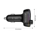 Tech-Protect CC07 auto lādētājs 54W ar Bluetooth FM raidītāju, melns
