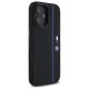 BMW Silicone Hexagon Blue Line MagSafe vāciņš iPhone 16, melns