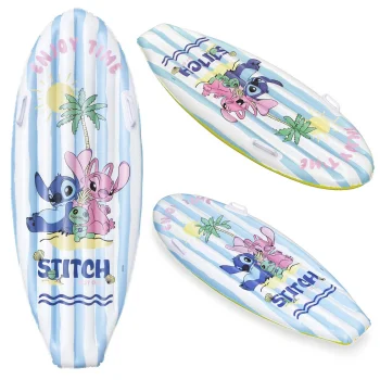 Piepūšamais peldēšanas dēlis Bestway Lilo & Stitch 9104V, 114 x 46 cm