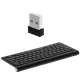 Bezvadu tastatūra Smart TV, melna