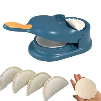 Plastmasas pelmeņu forma ar mīklas presi, 20 cm, zila