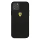 Ferrari iPhone 12 / 12 Pro vāciņš On Track Perforated, melns