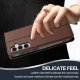 Samsung Galaxy A55 ( SM-A556B/DS ) LC.IMEEKE PU Leather Wallet Protective Book Case Cover, Brown | Telefona Vāciņš...