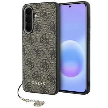 Guess 4G Charm vāciņš Samsung Galaxy A57 5G, brūns