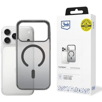3mk Frosty MagCase vāciņš Apple iPhone 17 Pro Max, Melns