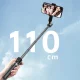 Pašbildes nūja ar statīvu Dudao F18 Bluetooth 1.1m - Melna