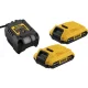 Akumulatora triecienurbjmašīna-skrūvgriezis DeWalt DCD796D2-QW 18V ar 2x 2.0 Ah akumulatoriem