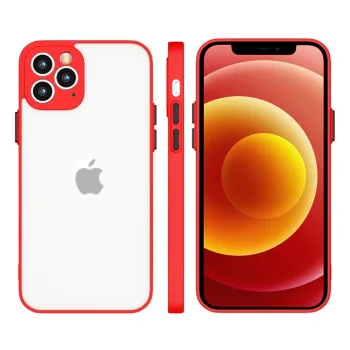 Milky Case elastīgs silikona vāciņš Samsung Galaxy A42 5G, sarkans
