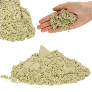 Kinētiskās Smiltis, 1 kg, Bēša | Kinetic Magic Sand Beige