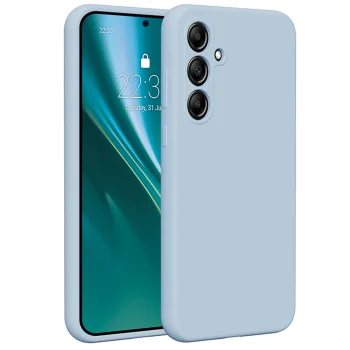 Etteri silikona vāciņš Samsung Galaxy A35 5G gaiši zils