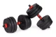 Movepro GB-SX 2X10KG regulējamas hanteles un stienis 20 kg