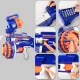 3001 Bērnu Rotaļu Ierocis Šautene-Blasteris Pistole + 20 Lodes Šautriņas, Zils | Kids Toy Foam Blaster Weapon Gun...